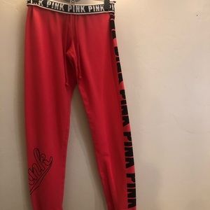 PINK Victoria’s Secret dark coral jogger pant